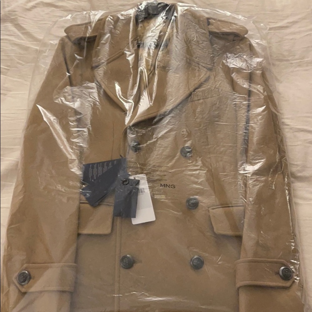 SOLD! Mango Man - Double-breasted Tailored Coat - Picture 10 of 11